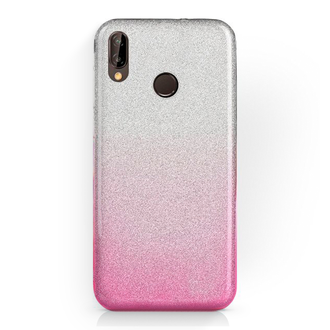 Carcasa Brillos Huawei P20 Lite Rosada | Carcasas Chile