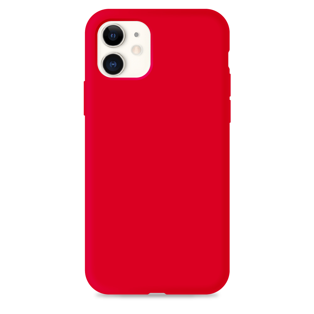 Carcasa Silicona Soft iPhone 11 Roja – Carcasas Chile
