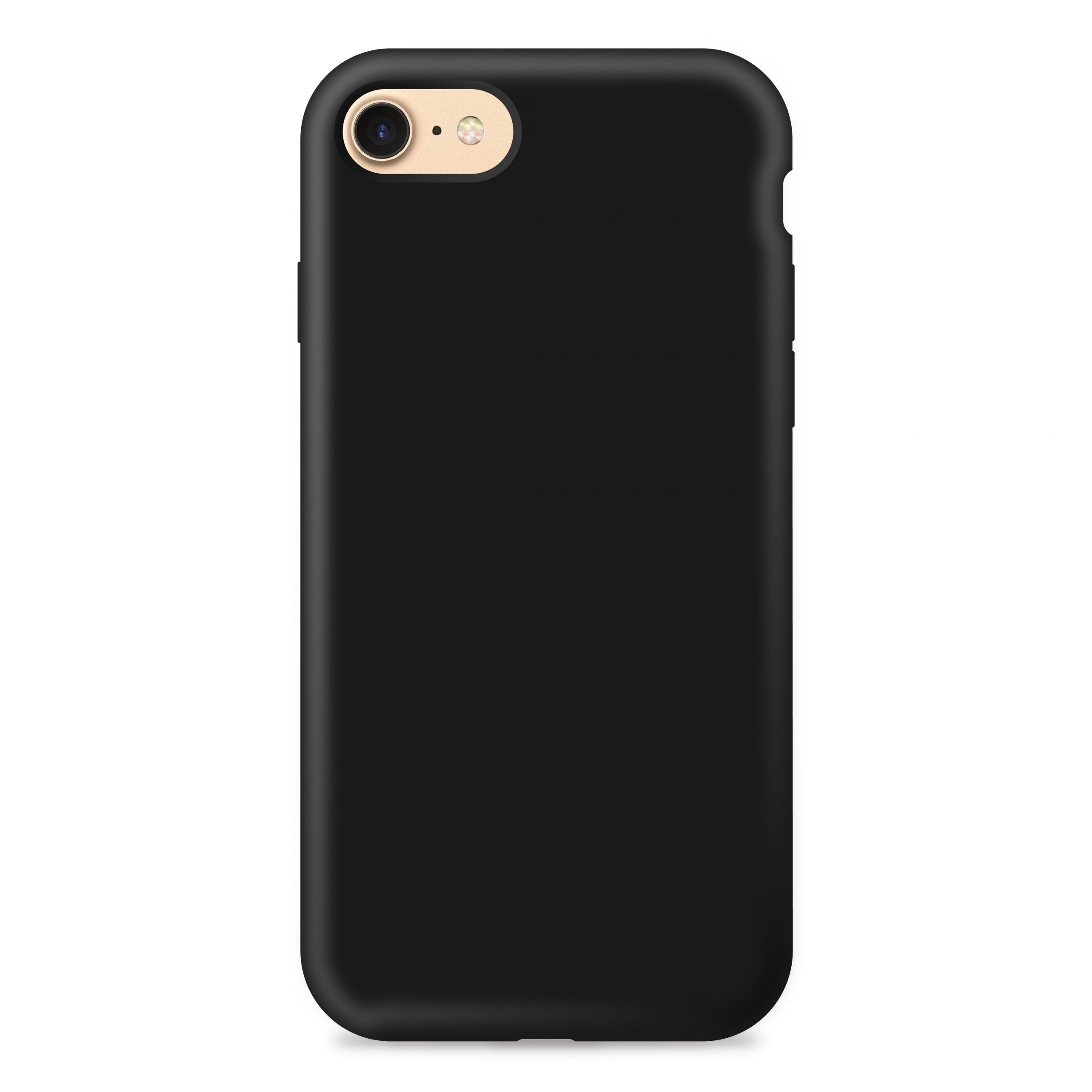 Carcasa Silicona Soft iPhone SE 2022/ SE 2020/ 8/ 7 Negro