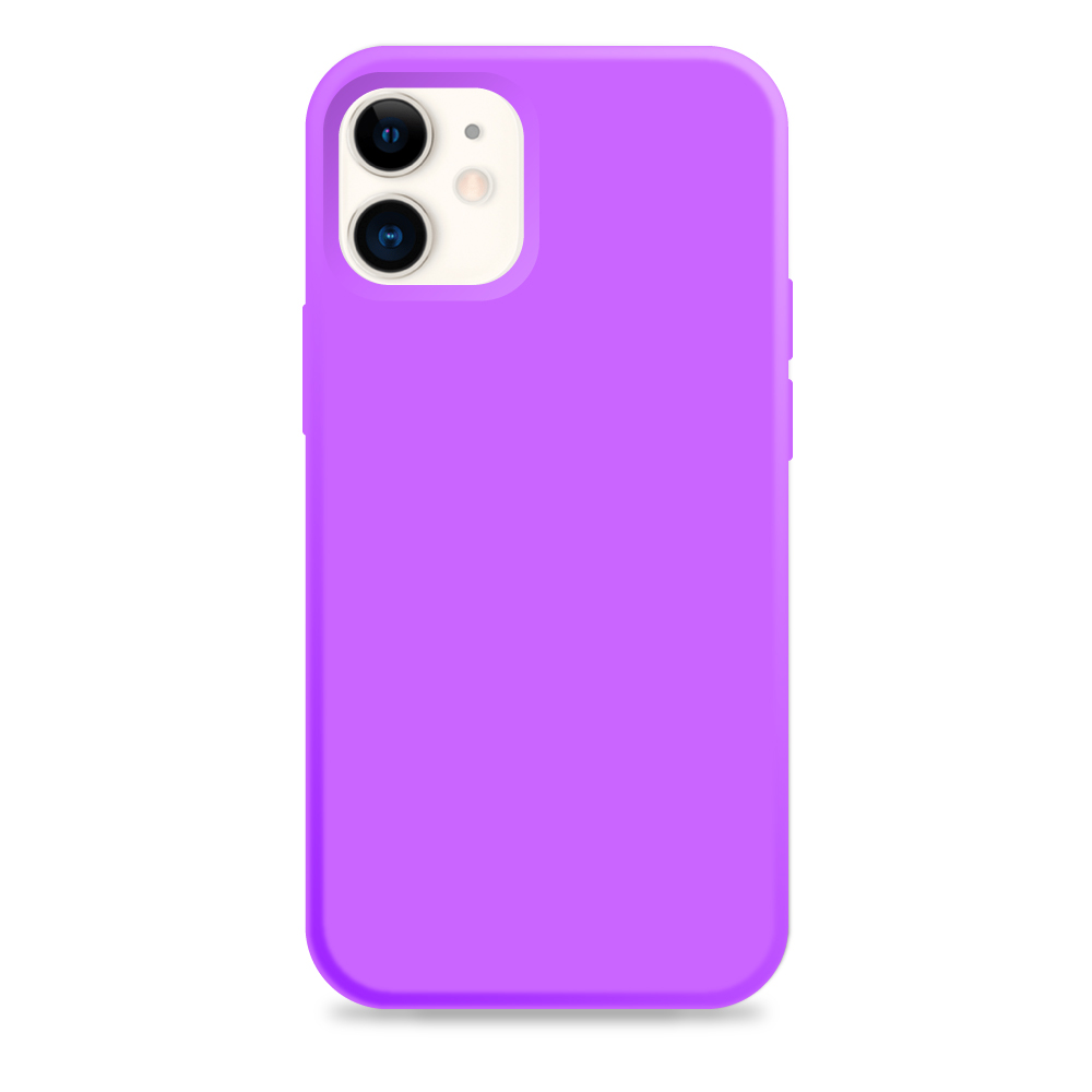 Carcasa Silicona Soft Para iPhone 15 Pro Max Lila