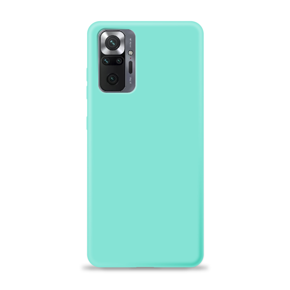 Carcasa Silicona Xiaomi Redmi Note 10 Pro Verde Menta