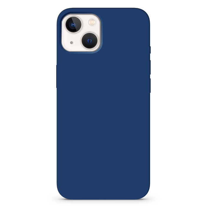 Carcasa Silicona Soft Compatible con iPhone 13 Azul Marino