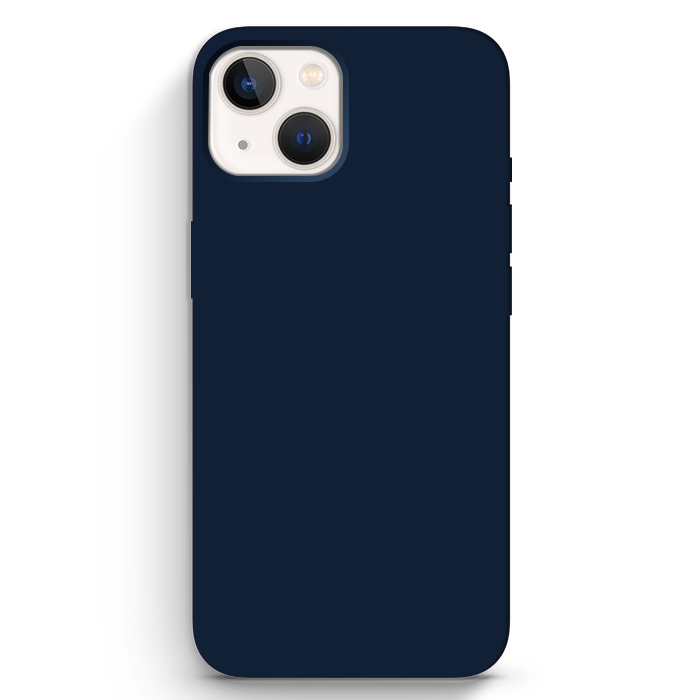 Carcasa Silicona Soft Compatible con iPhone 13 Mini Azul Marino
