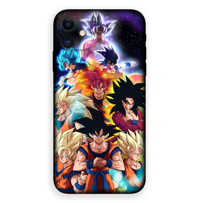 Carcasa Dragon Ball iPhone 11 Goku Versiones | Carcasas Chile