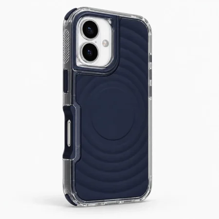 Carcasa Arena 2 en 1 iPhone 16 Azul Carcasa