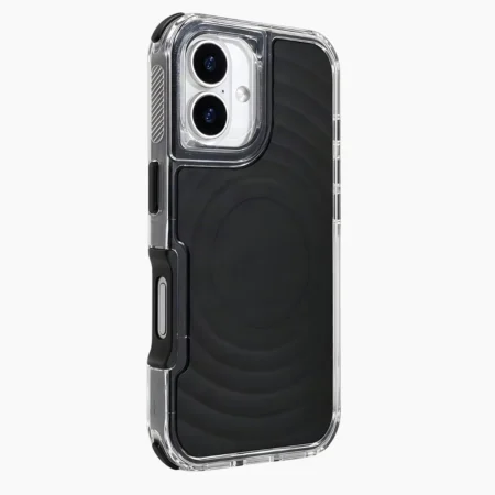 Carcasa Arena 2 en 1 iPhone 16 Negro Carcasa