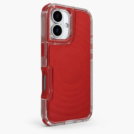 Carcasa Arena 2 en 1 iPhone 16 Rojo Carcasa