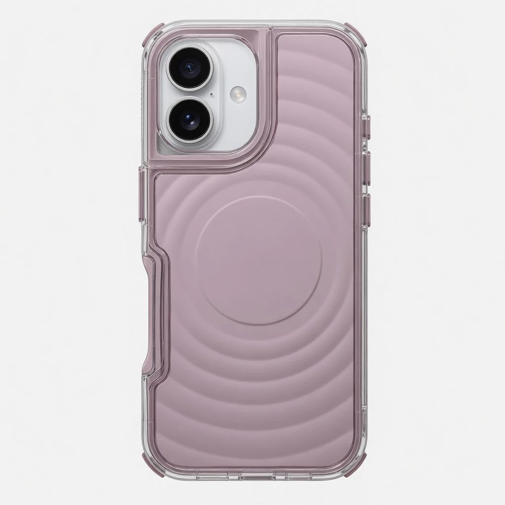 Carcasa Arena 2 en 1 iPhone 16 Rosado Carcasa vista 2