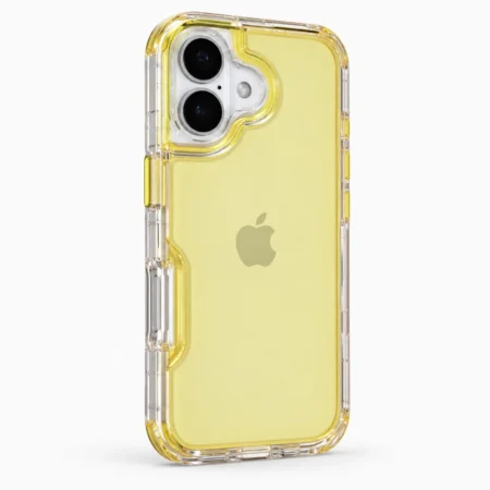 Carcasa Clear iPhone 17 Amarillo Carcasa