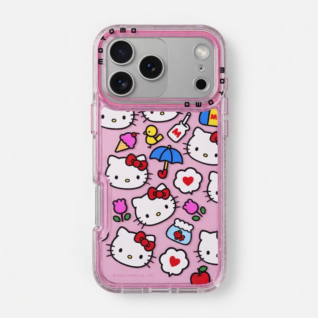 Carcasa Hello Kitty iPhone 17 Pro Max Candy Pink Carcasa vista 2