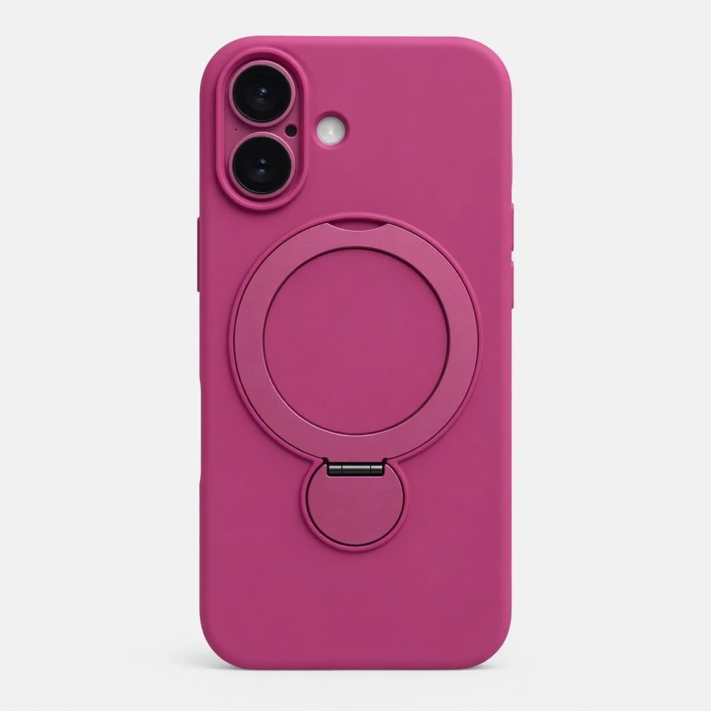 Carcasa Magsafe Color iPhone 17 Guinda Carcasa vista 2