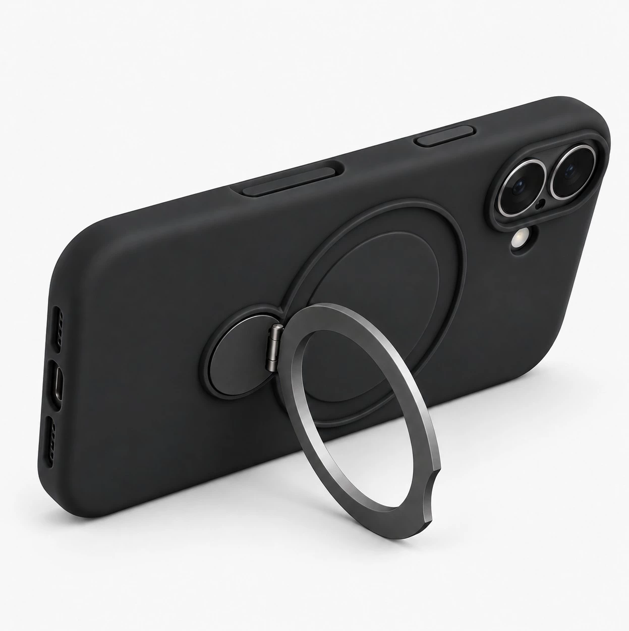Carcasa Magsafe Color iPhone 17 Negro Carcasa vista 2