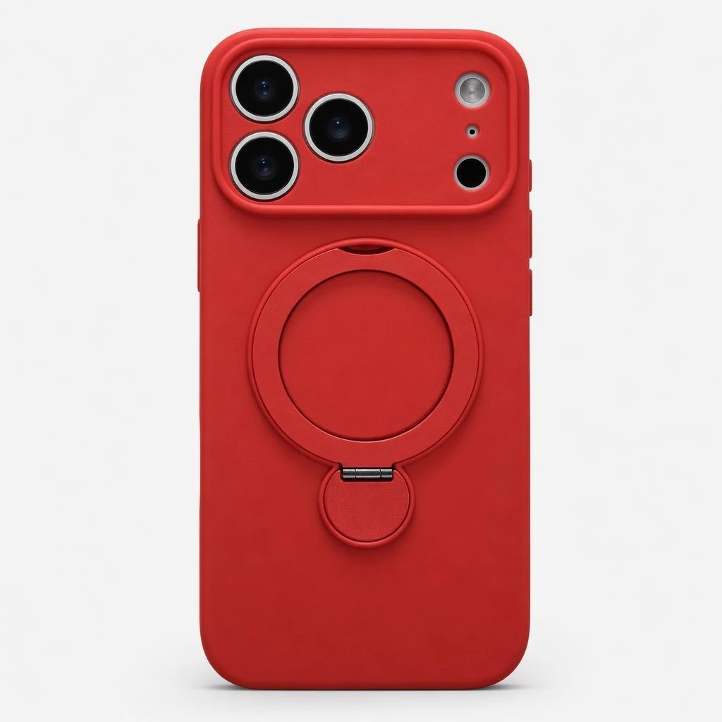 Carcasa Para Magsafe Color Para iPhone 17 Pro Max Rojo Carcasa vista 2