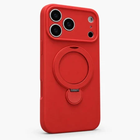 Carcasa Para Magsafe Color Para iPhone 17 Pro Max Rojo Carcasa