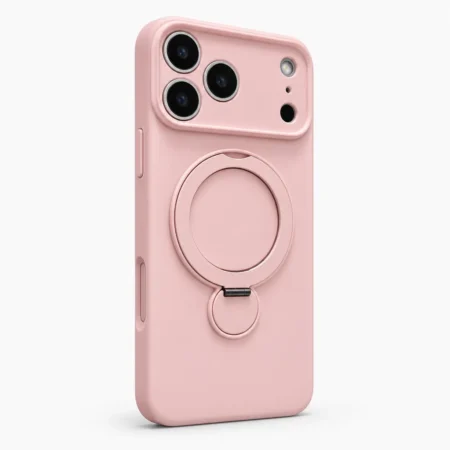 Carcasa Para Magsafe Color Para iPhone 17 Pro Max Rosado Carcasa