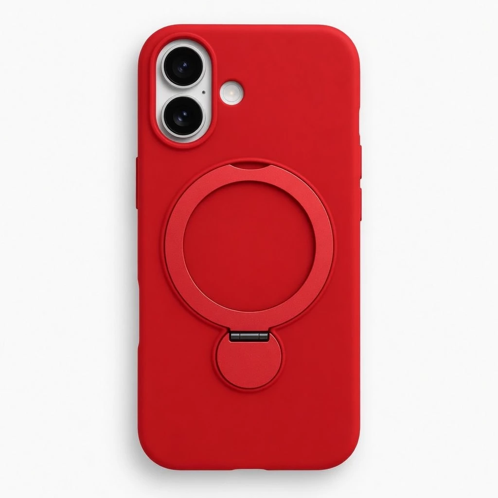 Carcasa Magsafe Color iPhone 17 Rojo Carcasa vista 2