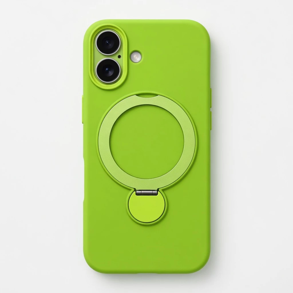 Carcasa Magsafe Color iPhone 17 Verde Limon Carcasa vista 2
