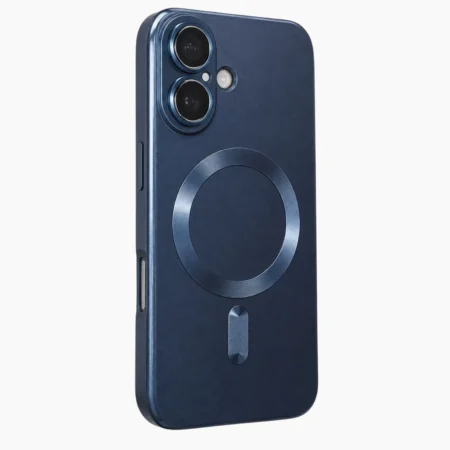Carcasa MagSafe Metallic iPhone 17 Azul Petroleo Carcasa
