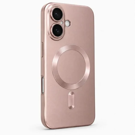 Carcasa MagSafe Metallic iPhone 17 Rosado Carcasa