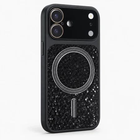 Carcasa Magsafe Shine iPhone 16 Negro Carcasa