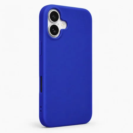 Carcasa Silicona Soft iPhone 17 Azul Carcasa