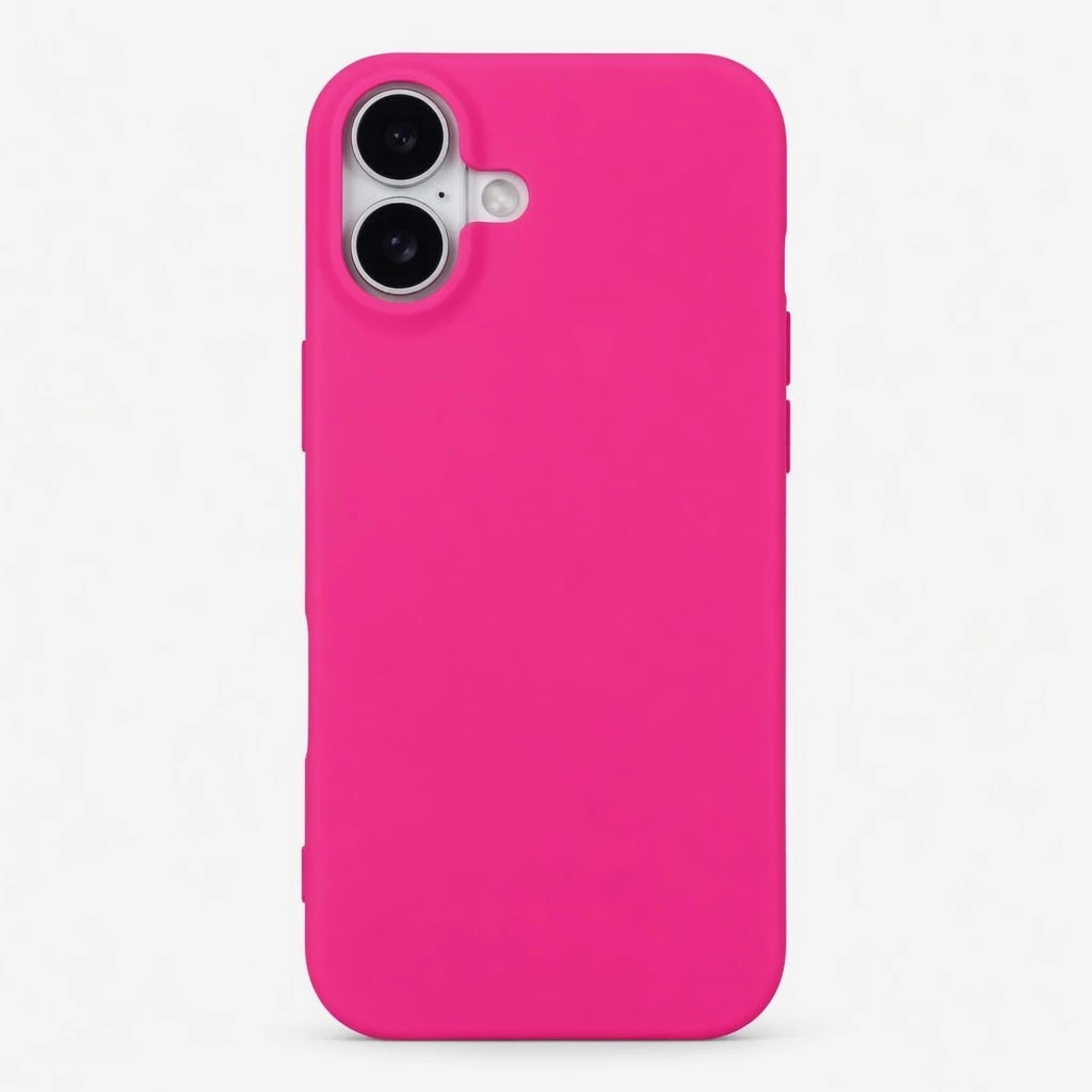 Carcasa Silicona Soft iPhone 17 Fucsia Carcasa vista 2