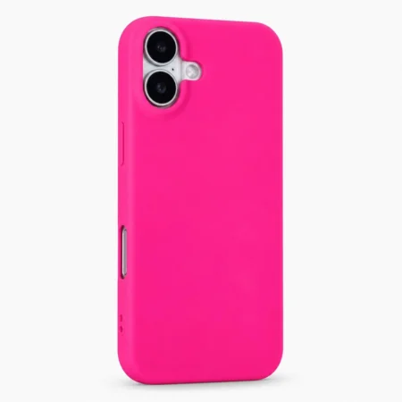 Carcasa Silicona Soft iPhone 17 Fucsia Carcasa