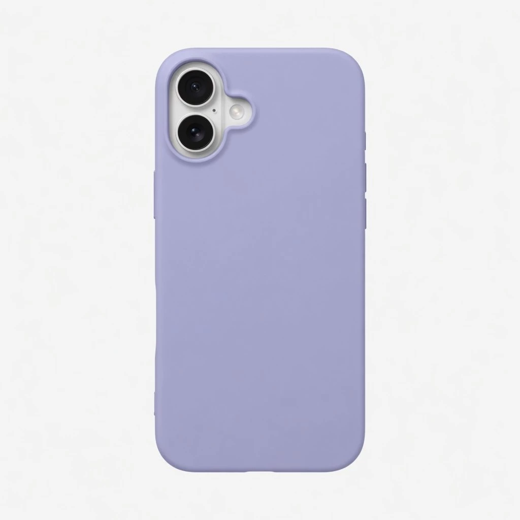 Carcasa Silicona Soft iPhone 17 Lila Carcasa vista 2