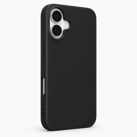 Carcasa Silicona Soft iPhone 17 Negro Carcasa