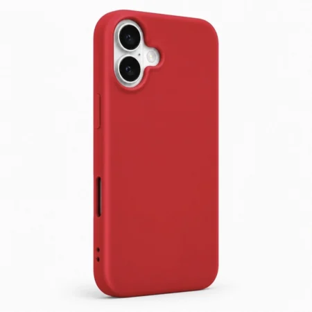 Carcasa Silicona Soft iPhone 17 Rojo Carcasa