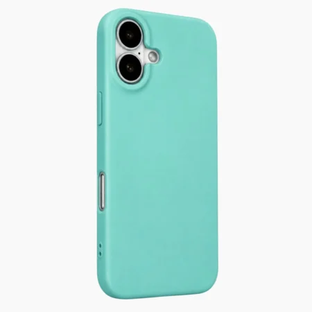 Carcasa Silicona Soft iPhone 17 Verde Menta Carcasa