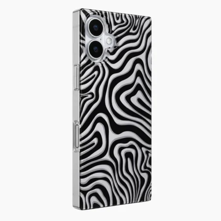 Carcasa TPU Square iPhone 16 Cebra Carcasa