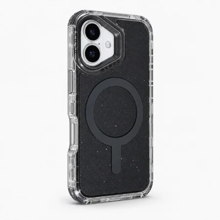 Carcasa Urban Metallic Para iPhone 16 Negro Carcasa