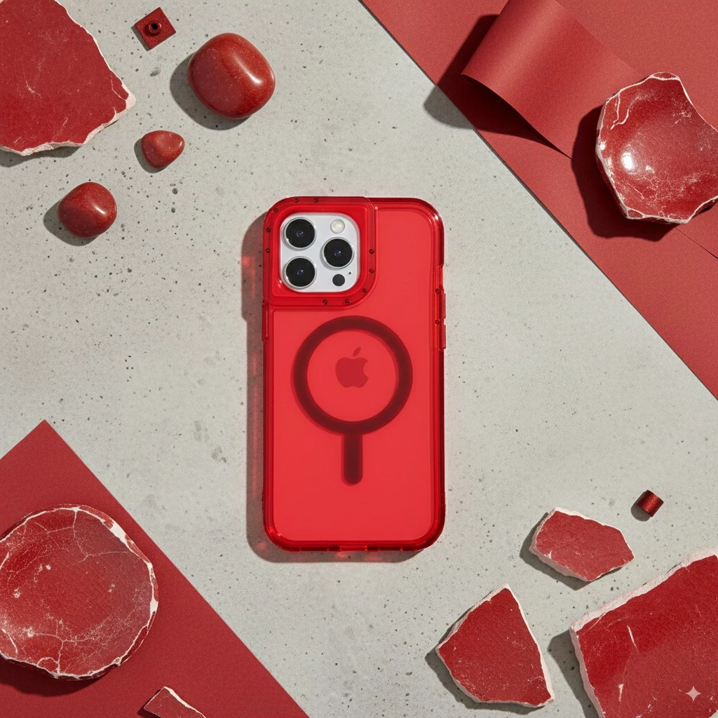 Carcasa Urban Play Magnetic iPhone 16 Pro Max Rojo Carcasa vista 2