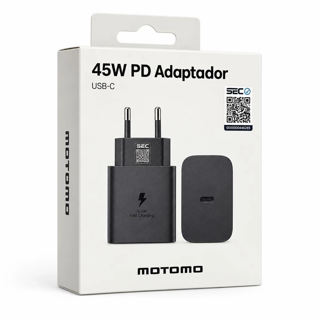 Adaptador Pared USB-C 45W Cargador vista 2