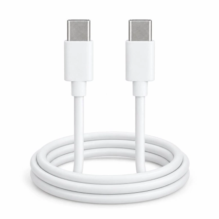 Cable Tipo C a Tipo C Blanco Cable