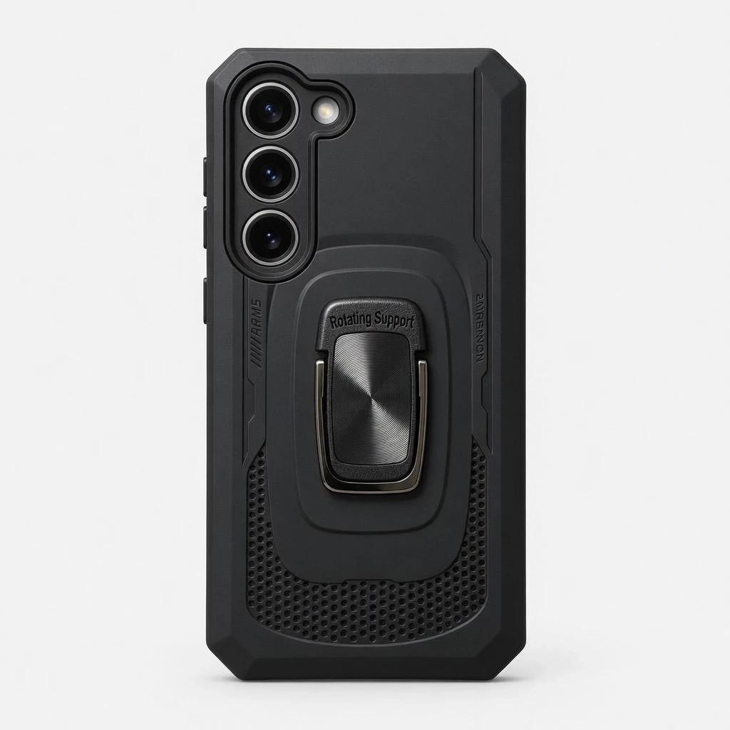 Carcasa Armor para Galaxy S23 Plus Negro Carcasa vista 2