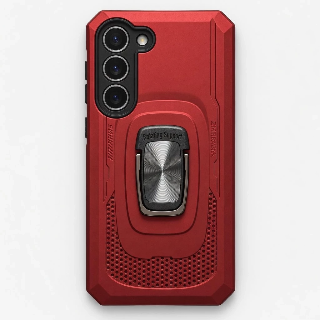 Carcasa Armor para Galaxy S23 Plus Rojo Carcasa vista 2