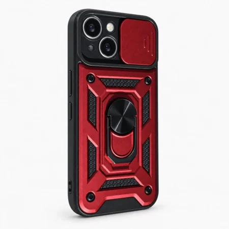 Carcasa Armor Para iPhone 15 Rojo Carcasa