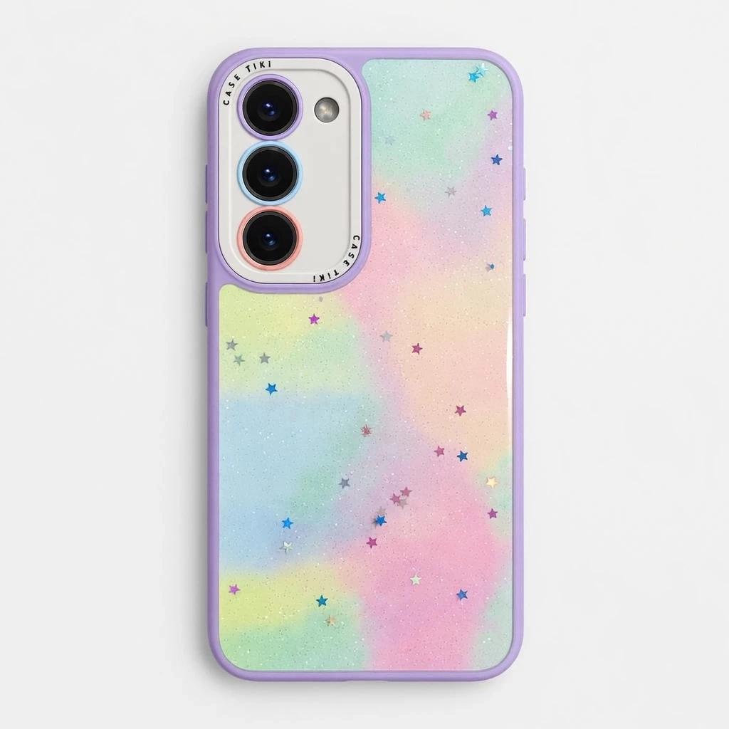 Carcasa Brillo Star Case Tiki Galaxy S23 Plus Multicolor Carcasa vista 2