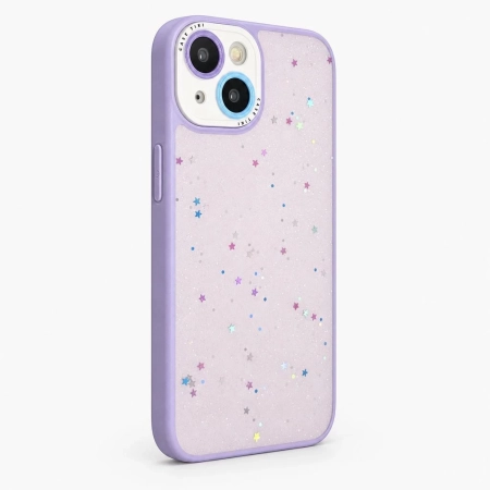 Carcasa Brillo Star Case Tiki iPhone 13 / 14 Lila Carcasa