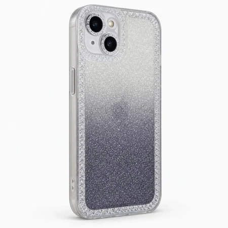 Carcasa Brillos iPhone 15 Negro Carcasa