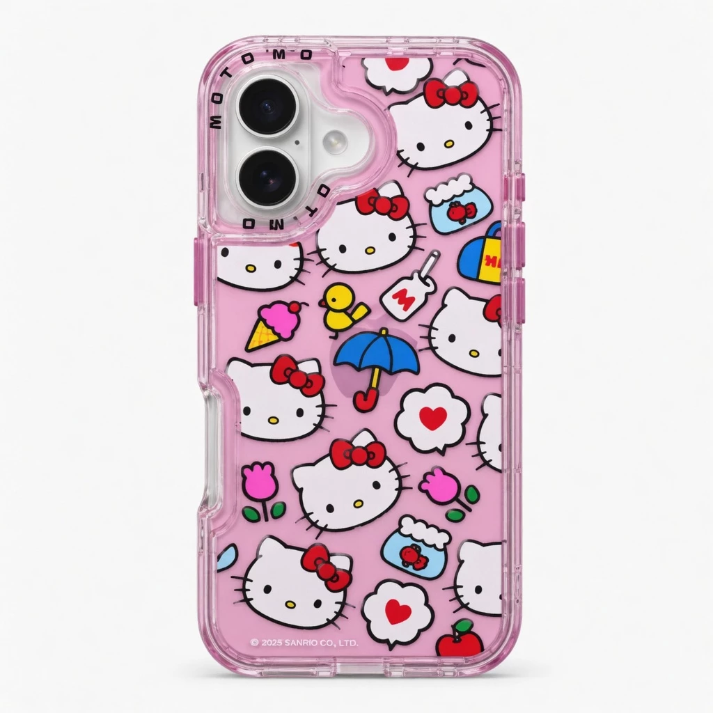 Carcasa Hello Kitty iPhone 16 Candy Pink Carcasa vista 2