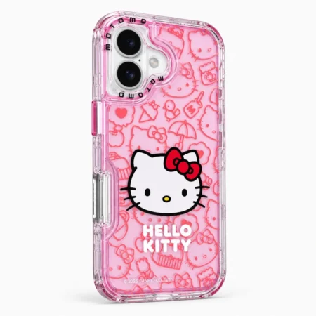 Carcasa Hello Kitty iPhone 16 Icon Pink Carcasa
