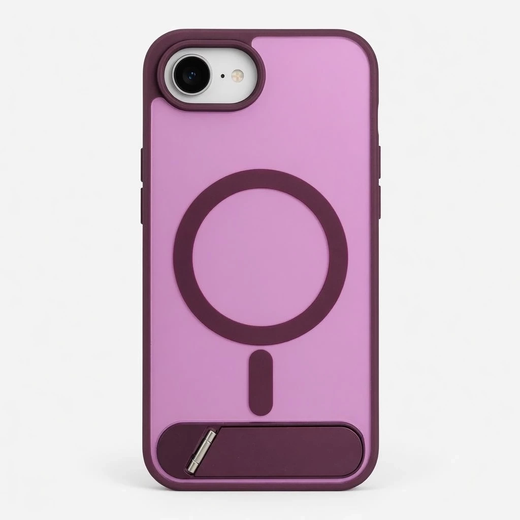 Carcasa Magnetic iPhone 16e / 17e Morado Carcasa vista 2