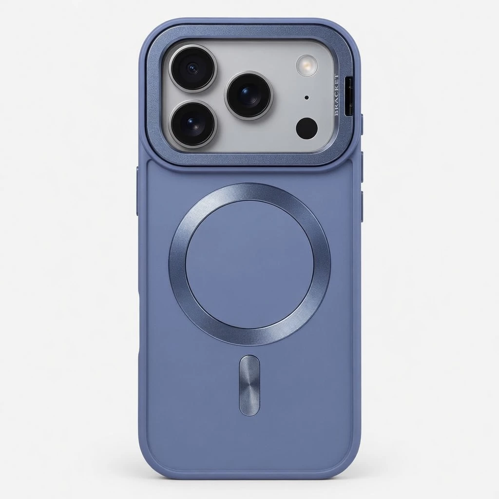 Carcasa Magsafe Premium iPhone 18 Pro / 17 Pro Celeste Carcasa vista 2