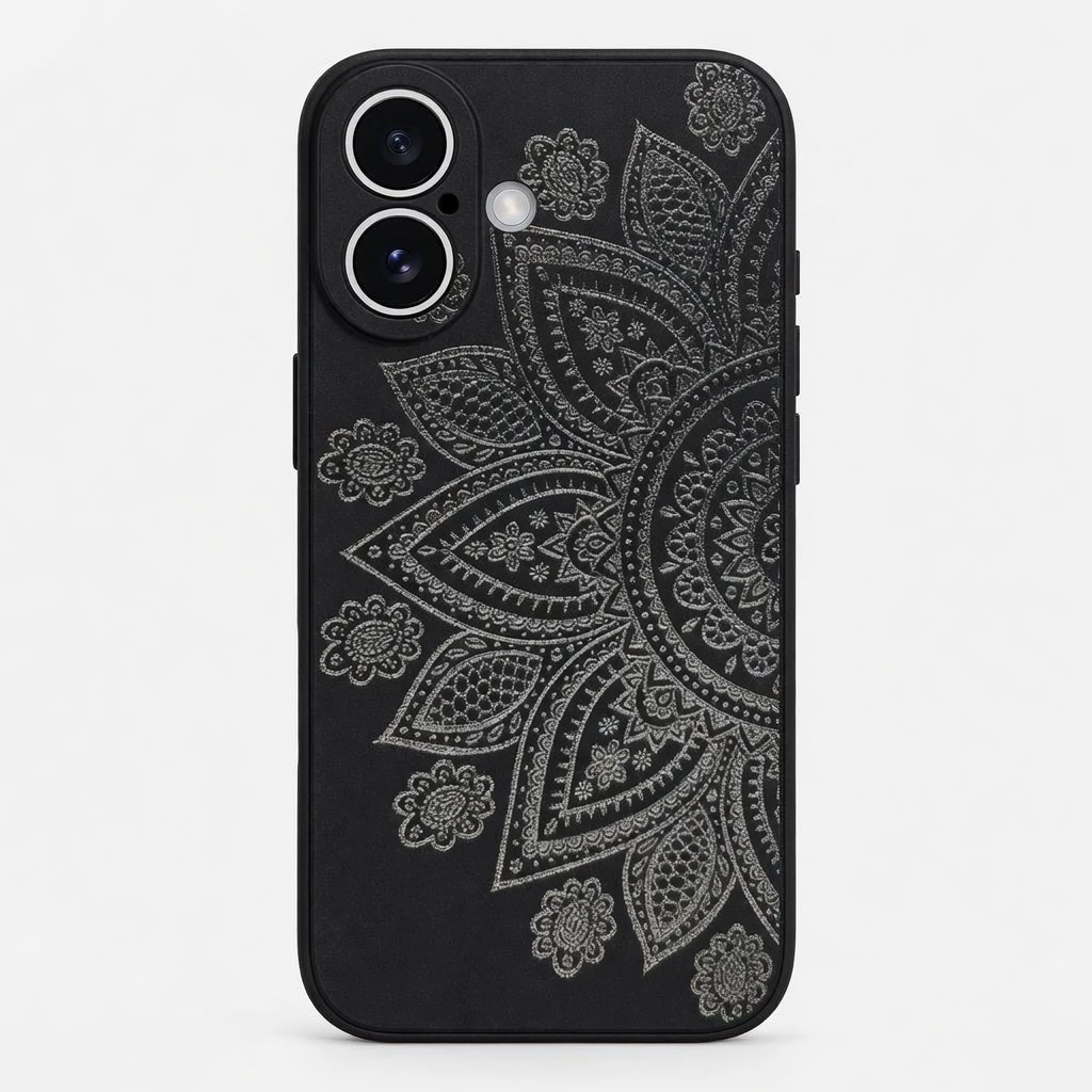 Carcasa Mandala Para iPhone 16 Carcasa vista 2