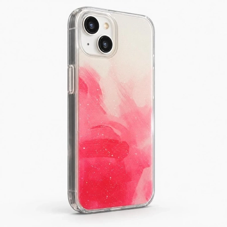 Carcasa Marmolada iPhone 13 / 14 Fucsia Carcasa
