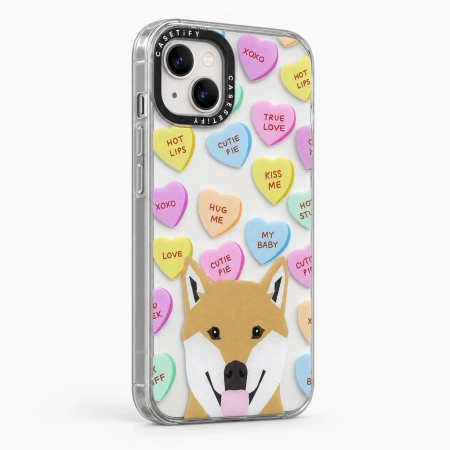 Carcasa Silicona Casetify iPhone 13 Dog Carcasa