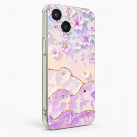 Carcasa Silicona Diseño Exclusivo iPhone 13 / 14 Rosa Carcasa